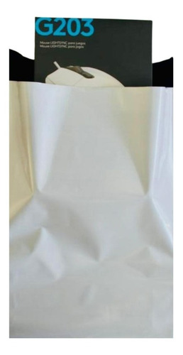 Saco Plástico C/lacre 19x25 100u Ecommerce/correios Branco
