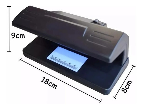 Detector Testador Nota Falsa Dinheiro Falso Luz Ultravioleta 110V
