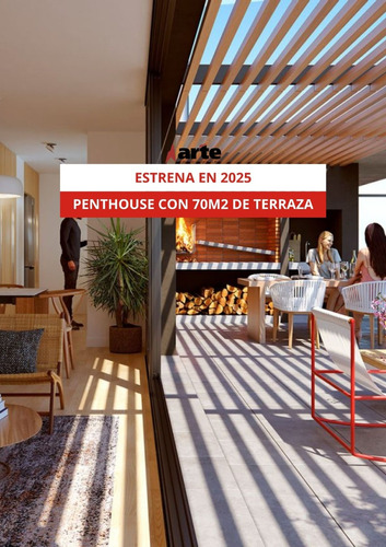 Venta De Apartamento Penthouse Con 70m2 De Terraza Con Parrillero En Pocitos 