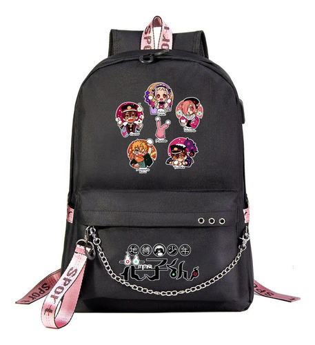 Mochila Anime Jibaku Shounen Hanako Wings Of Freedom School