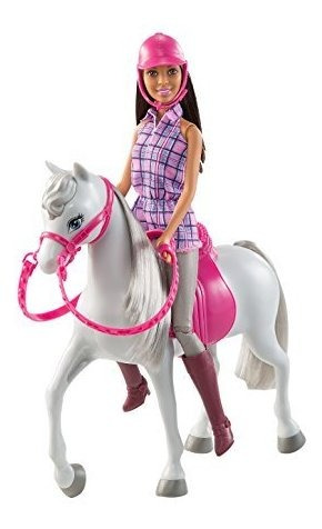 Mattel Barbie Doll And Horse