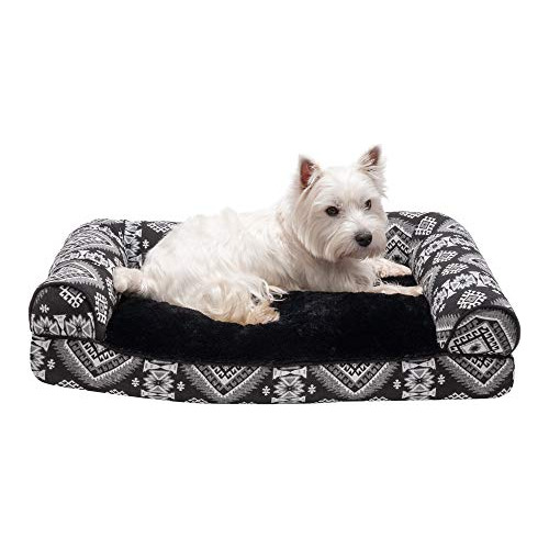 Furhaven - Cama Para Perros, Cojín De Almohada Tradicional S