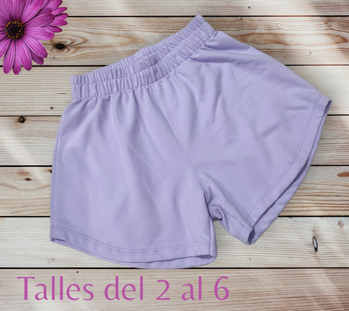 Pack X3 Short Mujer Algodon Rustico