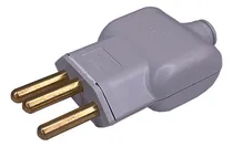 Comprar Pino Macho 10a Plug Macho 2 Pino + Terra 10a 250v Ilumi