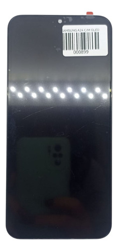 Pantalla Samsung A24 Con Marco Incell Negro