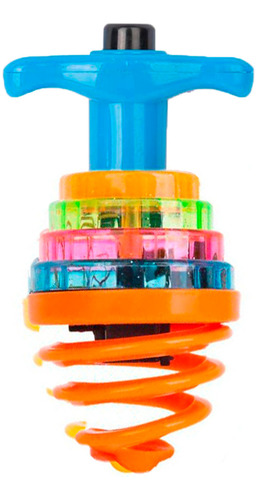 Trompo Luces Espiral Luces Musica Colores Divertido Niños 