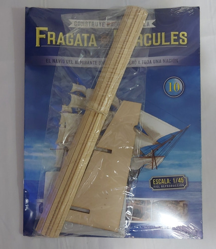 Revista Fragata Hercules Para Armar Num10 Es. 1/45 Salvat