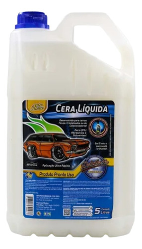 Cera Liquida Carnaúba 5l Renova Protege Autoshine Concentrad