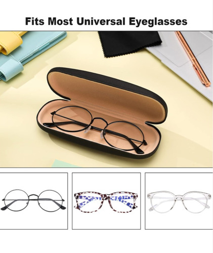 Fino Estuche Duro Sp Para Lentes Ópticos Rectangular + Paño