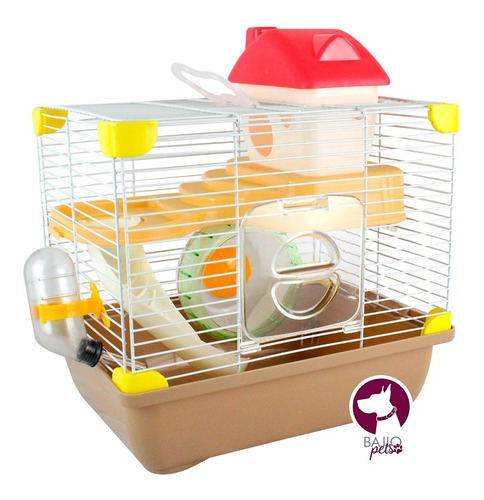 Jaula Casa Para Hamster/ Roedor Mediana 