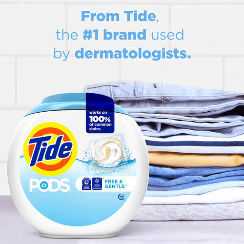 Detergente Para Ropa En Cápsulas Tide Pods Free & Gentle, 81