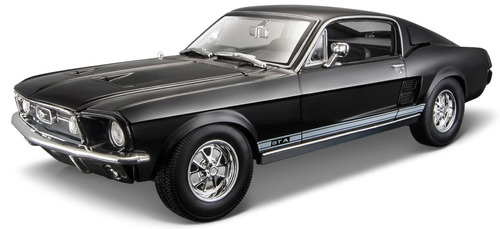 Ford Mustang 1967 Gta Fastback Carro Coleccion 1 18 Maisto