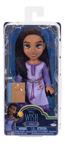 Muñeca Wish Asha 18 Cm Pelicula Disney Coleccion