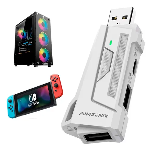 Aimzenix Aim Assist Assistente De Mira Adaptador Pc Ns Xbox