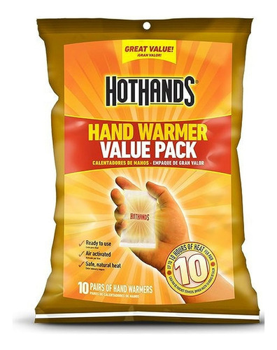 Calentadores Manos Hand Warmers Camping Pesca Trekk 10 Pares