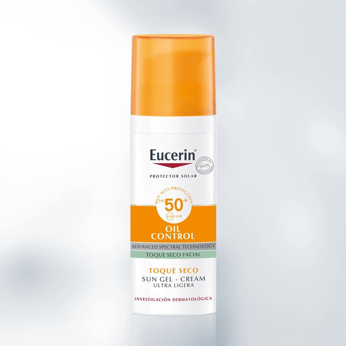 Protector Solar Eucerin Anti Brillo Toque Seco Sin Color