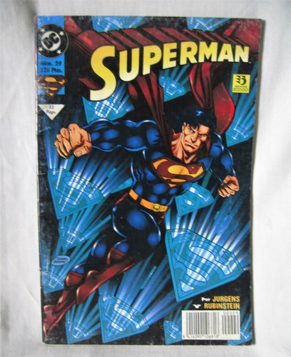 Revista Comic Dc Superman Num 39 Edit Zinco Año 1995 Pag 52