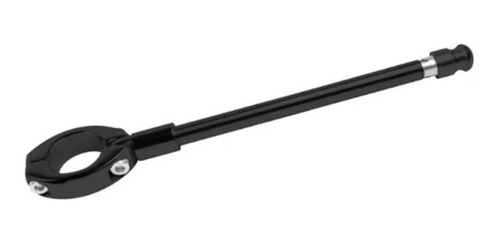 Imagem 5 de 6 de Antena Corta Pipa Moto Retrátil Guidao Aço Inox 7/8 Preto