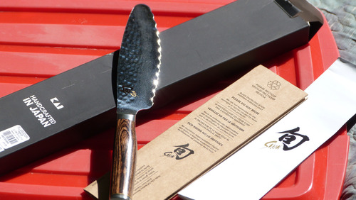 Cuchillo Shun Premier Utility 6 Nucleo Vg-max Damasco Japon Plateado