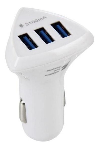 Cargador Rapido Triple Para Auto
