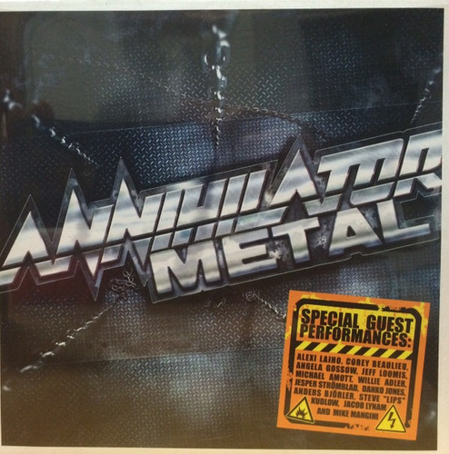 Annihilator  Metal Cd Promocional Us 2007 Nm Cardboard 