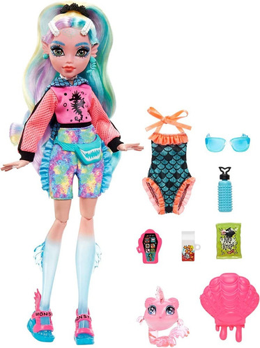 Monster High Muñeca Lagoona 27 Cm Accesorios 2022