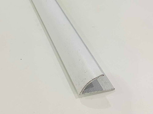 Perfil De Aluminio Blanco Para Porcelanato