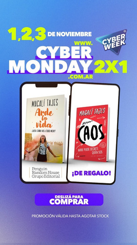 Imagen 2 de 4 de Pack Arde La Vida Y Caos (2 Libros) - Magalí Tajes