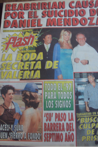 Revista Flash # 864 (12/12/96)  La Boda De Valeria Mazza