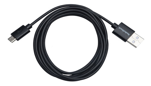 Cable Usb-micro Usb Radioshack (negro, 1.8 M) | 81222 Color Negro