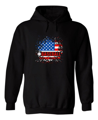 Sudadera Hombre  Hoodie Béisbol Campeones Baseball 033