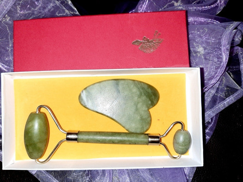 Rodillo De Jade Y Gua Sha