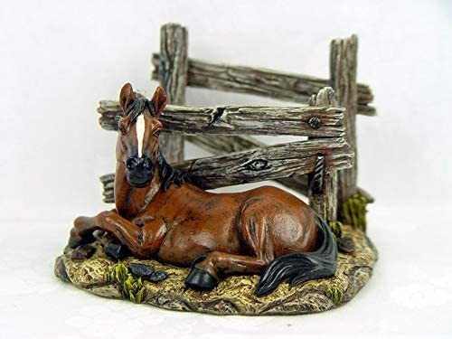 Western Retro Collection Resin Craft Horse Stable Servi...