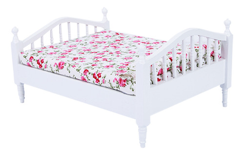 Juego De Minimuebles De Dormitorio 1:12 De 6 Piezas