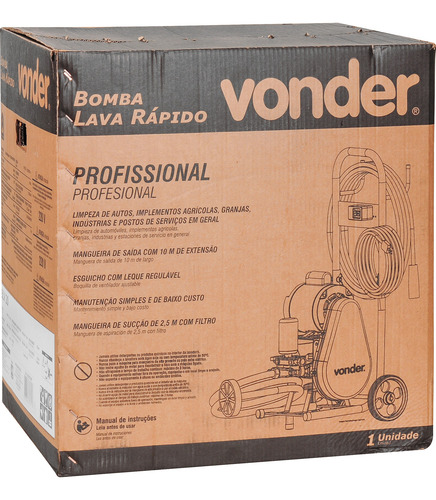 Bomba Lava-rápido Profissional 2,0 Cv Bivolt Blv 20 Vonder
