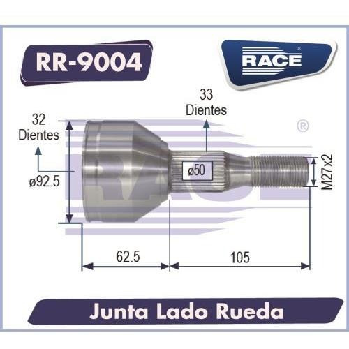 Espiga Lado Rueda Para Gm Venture 3.5 V6 2006 2006 Race