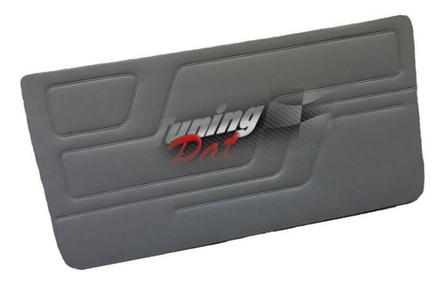 Paneles De Puerta Tapizados Fiat 147 Vivace Pvc Gris Oscuro