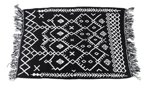 - Alfombra Larga Decorativa Tejida For Correr, Suave Y