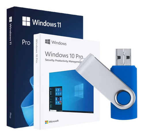 Windows 10 / 11 - Pendrive Usb Booteable + Licencia Original