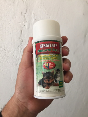 Imagen 5 de 6 de Mega Oferta Natural Pets Spray Educador Atrayente Cachorros