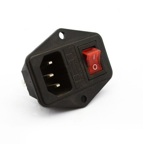 Conector Ac Con Suiche - Interruptor Impresora 3d