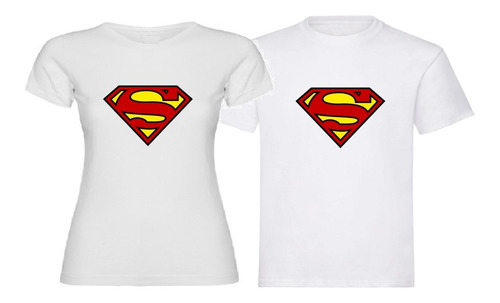 Camisetas Para Parejas Supeman 2 Camisetas 