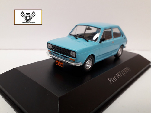 Miniatura Fiat 147 1979 Customizada Carros Inesquecíveis 
