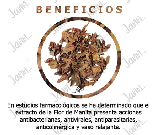 Flor De Manita Planta Medicinal 500g. | Envío gratis Flor De Manita Planta Medicinal 500g. | Envío gratis