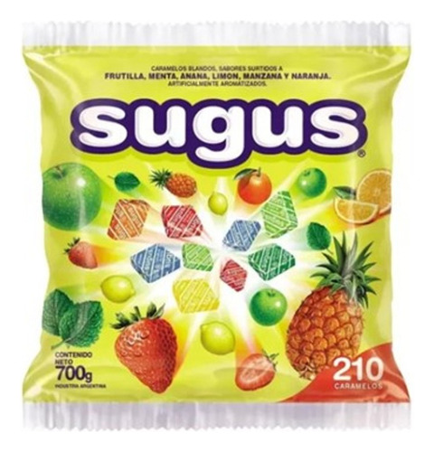 Caramelos Masticables Sugus Frutal 700g