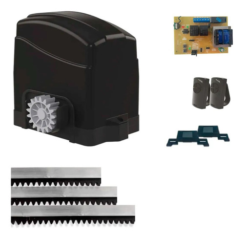 Kit Motor Portão Eletrônico Deslizante 110v 220v Completo   