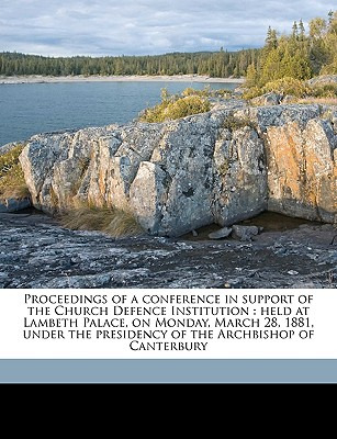 Libro Proceedings Of A Conference In Support Of The Churc...