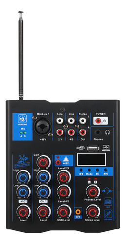 Tablero De Karaoke Inalámbrico Tuner Sound Mixer De Doble Si