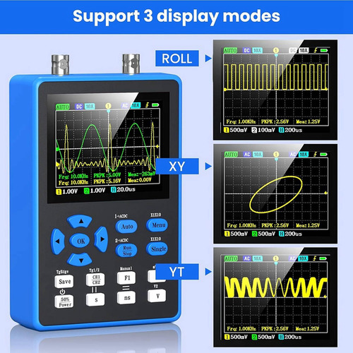 Osciloscopio Digital Dso2512g Con 2 Canales De Ancho De Band