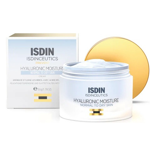 Combo Isdin Hyaluronic Moisture Piel Seca 50g + Repuesto 50g
